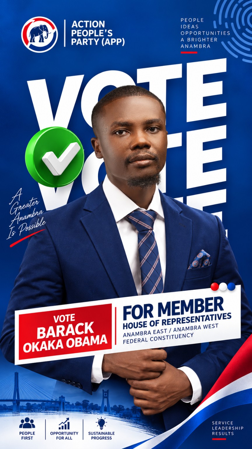 Vote APP Barack Okaka Obama campaign poster